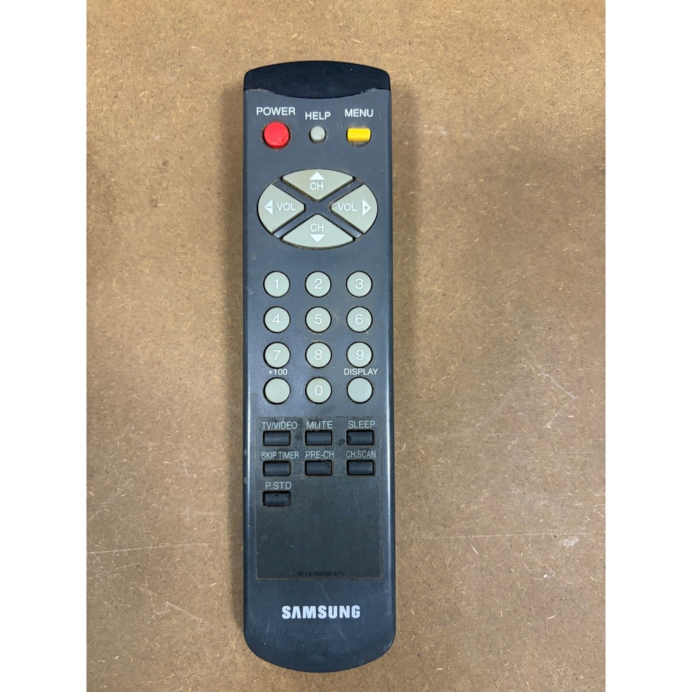 Samsung 3F14-00038-470 TV Remote Control Gray OEM Replacement